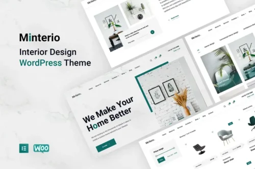 Mua Minterio - Interior Design WordPress Theme giá rẻ