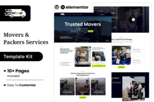 Mua Miover - Packers & Movers Service Elementor Template Kit giá rẻ
