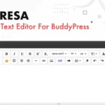 Miresa – WordPress Rich Text Editor For BuddyPress