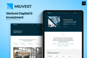 Mua Miuvest - Venture Capital & Investment Elementor Template Kit giá rẻ