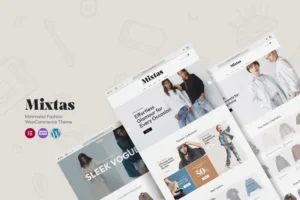 Mua Mixtas - Minimalist Fashion WooCommerce Theme giá rẻ