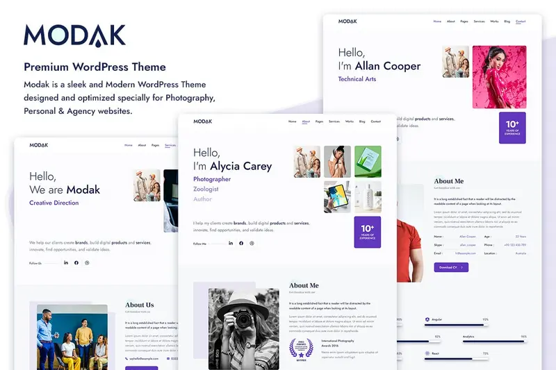 Mua Modak - One Page WordPress Theme giá rẻ