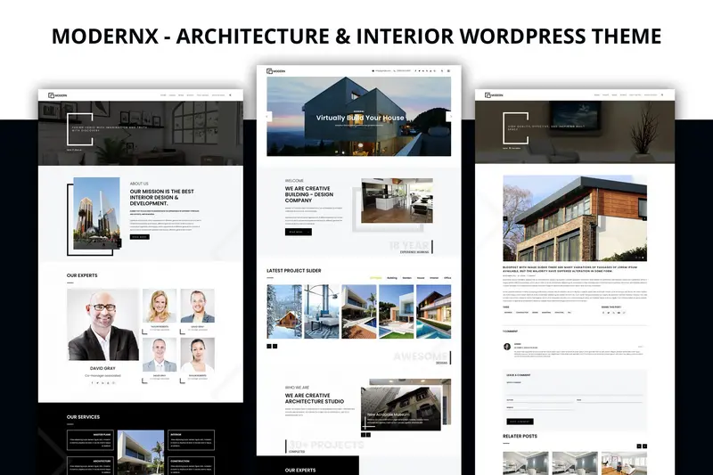 Mua Modernx - Architecture & Interior WordPress Theme giá rẻ