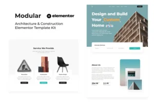 Mua Modular - Architecture & Construction Elementor Template Kit giá rẻ