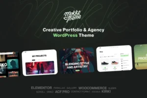 Mua Mokko - Creative Portfolio & Agency WordPress Them giá rẻ