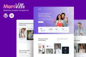 Mua MomVille - Maternity Hospital Elementor Kit Template giá rẻ