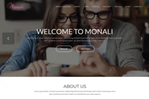 Mua Monali - Business Agency WordPress Theme giá rẻ