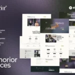 Monorior Space – Gradient Interior Elementor Template Kit