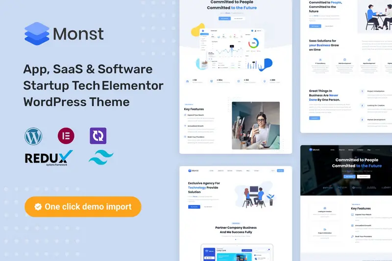 Mua Monst - App, SaaS & Software Startup WP Theme giá rẻ