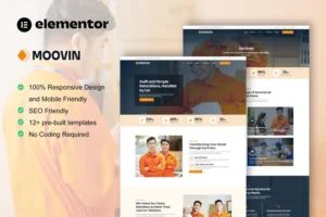 Mua Moovin - Moving Company Elementor Pro Template Kit giá rẻ