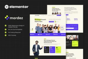Mua Mordez - Business Consulting Elementor Template Kits giá rẻ
