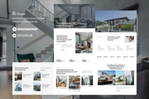 Mua Morph - Architecture & Interior Design Elementor Template Kit giá rẻ