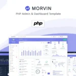 Morvin – PHP Admin & Dashboard Template