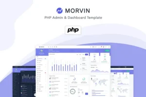 Mua Morvin - PHP Admin & Dashboard Template giá rẻ