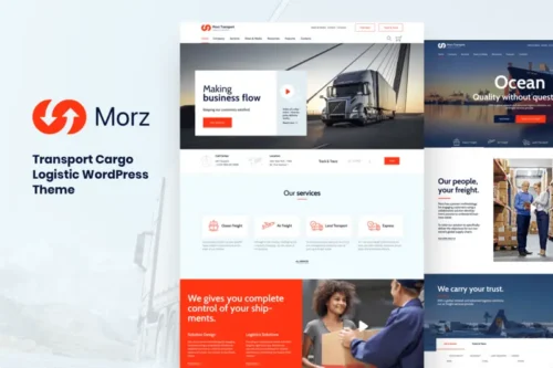 Mua Morz - Transport Cargo Logistics Truck WordPress giá rẻ