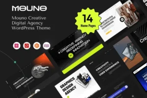 Mua Mouno - Creative Digital Agency WordPress Theme giá rẻ