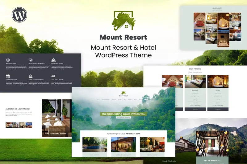 Mua Mount Resort & Hotel WordPress giá rẻ