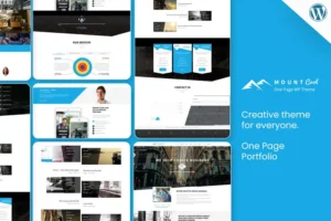 Mua MountCool - Single Page Portfolio Wordpress Theme giá rẻ