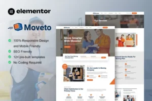 Mua Moveto - Moving Company Elementor Template Kit giá rẻ