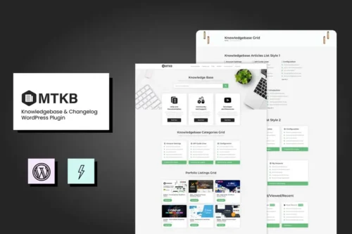 Mua MT Knowledgebase & Changelog WordPress Plugin giá rẻ
