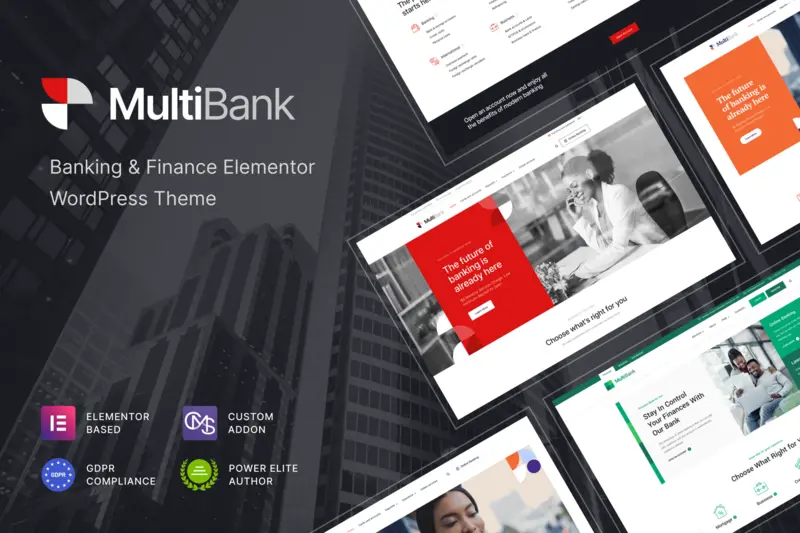 Mua Multibank - Business and Finance WordPress Theme giá rẻ