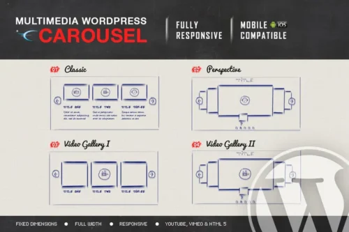 Mua Multimedia Responsive Carousel - WordPress Plugin giá rẻ
