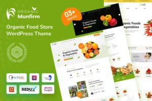Mua Munfirm - Organic Food Store WordPress Theme giá rẻ