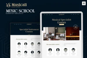 Mua Musicali - Music School Elementor Template Kit giá rẻ