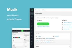 Mua Musik - WordPress Admin Theme giá rẻ