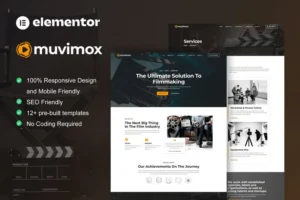 Mua Muvimox - Film Maker & Movie Studio Elementor Template Kit giá rẻ