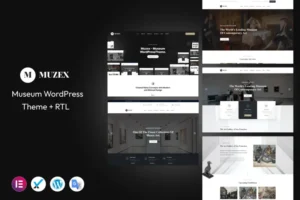 Mua Muzex - Museum WordPress Theme giá rẻ