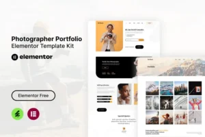 Mua MyShoot - Photographer Portfolio Elementor Template Kit giá rẻ
