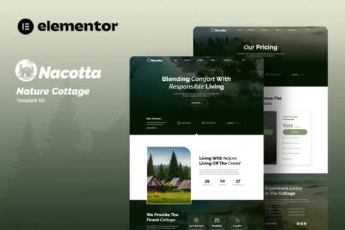 Mua Nacotta - Nature Cottage Elementor Template Kit giá rẻ