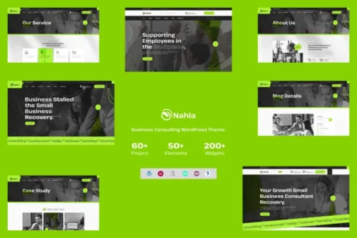 Mua Nahla - Business Consulting WordPress Theme giá rẻ