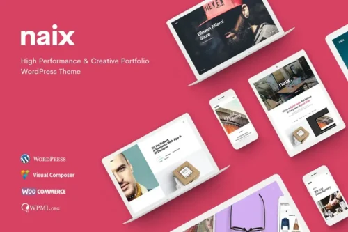 Mua Naix - Creative Portfolio WordPress Theme giá rẻ