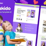 Narakido – Kids Bookstore Elementor Template Kit