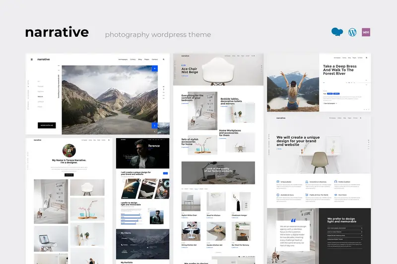 Mua Narrative - Portfolio WordPress Theme giá rẻ