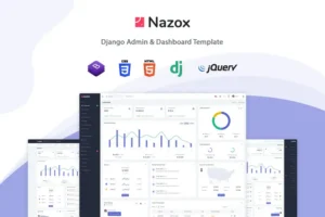 Mua Nazox - Django Admin & Dashboard Template giá rẻ