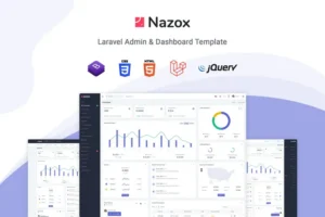 Mua Nazox - Laravel Admin & Dashboard Template giá rẻ