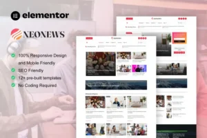 Mua NeoNews - News & Magazine Elementor Template Kit giá rẻ