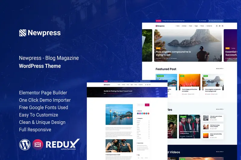 Mua Newpress - Blog Magazine WordPress Theme giá rẻ