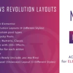 News Revolution Layouts for Elementor Plugin