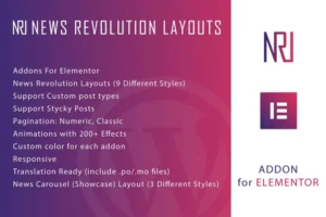 Mua News Revolution Layouts for Elementor Plugin giá rẻ