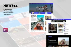 Mua News24 - Elementor Blog Magazine giá rẻ