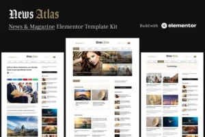 Mua NewsAtlas – News & Magazine Elementor Template Kit giá rẻ