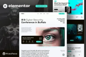 Mua Nexi - AI & Cyber Security Event Conference Elementor Pro Template Kit giá rẻ