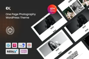 Mua Nextex - One Page Photography WordPress Theme giá rẻ