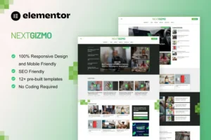 Mua NextGizmo - Gadget News & Magazine Elementor Template Kit giá rẻ