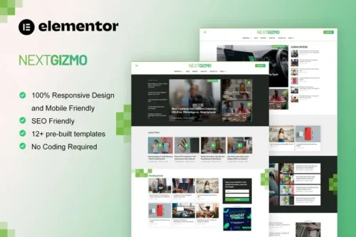 Mua NextGizmo - Gadget News & Magazine Elementor Template Kit giá rẻ