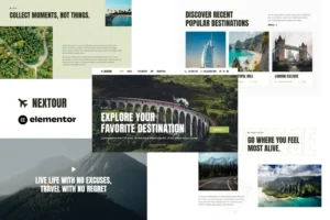Mua Nextour - Tour Guide & Travel Agency Elementor Template Kit giá rẻ